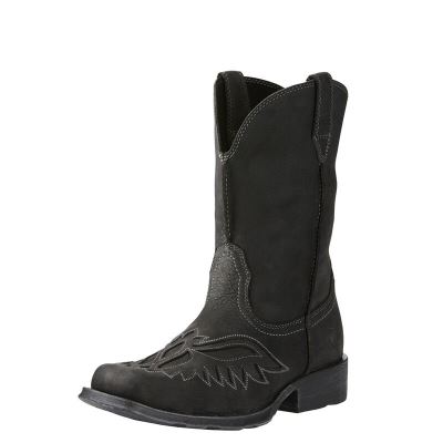 Ariat Western: Rambler Renegade Botas Western Hombre - Negras (EUCJQ2491)